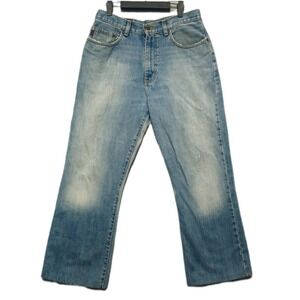 Abercrombie & Fitch 1892 Jeans Mens 31X30 Blue Distressed Denim Vintage Y2K